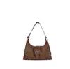 Bolso tote retro para mujer, súper vendido 2026 nuevo bolso de axila de gran capacidad, bolso de hombro con remaches, bolso cruzado para el trabajo al por mayor