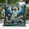 Fronha de Almofada Estilo Chinês Bordado Chinês Almofada Fênix Bordado em Seda Almofada para Carro Núcleo de Almofada Atacado