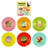 Posavasos creativos retro para discos de vinilo, almohadillas aislantes antideslizantes de colores, manteles individuales para CD, productos transfronterizos, fábrica de productos de plástico.