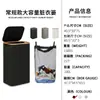 Cesto de Roupa Suja Dobrável Simples Estilo Japonês com Tampa Grande Capacidade 100L Cesto de Armazenamento de Roupa Suja Cesto de Lavanderia Tecido de Bambu