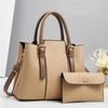 Nuevo Bolso de Hombro de Moda Versátil para Mujer Set de Dos Piezas Bolso Portátil de Hombro Cruzado Tipo Cubo Set de Bolsos de Varias Piezas