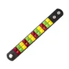 Estilo europeo y americano, inspirado en el punk, estilo callejero genial, temática de club nocturno, de color oscuro, pulsera con tachuelas cuadradas, un par de pulseras de combinación de cuero para parejas