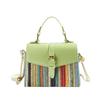 Bolsa de Paja de Comercio Exterior Transfronterizo Bolso de Mujer Moda Casual Primavera y Verano Bolso de Hombro Simple Especial Casual Bolso Cuadrado Pequeño Bolso de Playa