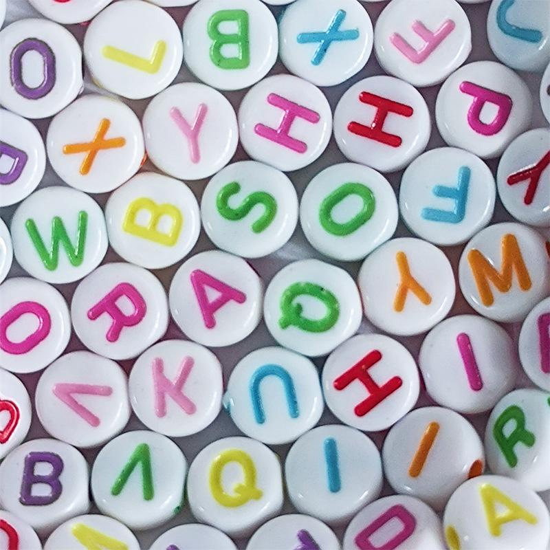 彩色字母珠