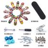 Conjunto de Montagem de Ferramentas Mini Scooter de Dedo de Liga Metálica Transfronteiriça Criativo Novo e Único Modelo de Brinquedo de Barraca de Rua Infantil