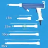 Carcasa de pistola pulverizadora Lannuoxin, aguja de pistola, pistola pulverizadora de alimentación frontal de polvo, aguja de descarga, varilla de extensión, accesorios para pistola pulverizadora electrostática de recubrimiento en polvo