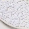 Miçangas Acrílicas Transparentes de Furo Grande 4*7mm Cor Sólida Plástico Soltas Miçangas para Artesanato DIY Corrente de Celular Material de Miçangas para Crianças