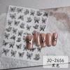 Nuevos Stickers para Uñas de Arte de Uñas Pintados a Mano Mariposas Blanco y Negro Oro Mariposa Pequeña Hueca Usar Stickers para Uñas Productos Decorativos Explosiones Populares de Internet