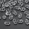 Contas de vidro cristal eletrodepositado 6*10MM contas de amendoim eletrodepositado acessórios de joias DIY pulseira acessórios de cabelo fabricantes