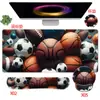 Suporte de Pulso de Espuma de Memória para Escritório Mouse Pad Combinado Tapete de Mesa Extra Grande Porta-Copos Isolado Anti-Escaldamento Atacado de Fábrica Personalização