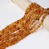 Piedra Natural Cuentas de Forma Irregular Productos Semi-Terminados Ágata Aventurina Ágata Roja Jade Amarillo Viejo Cuentas de Calabaza Cuentas de Ábaco Cuentas Espaciadoras para Pulseras DIY