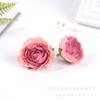 Cabezas de Flores Artificiales Accesorios Hechos a Mano DIY Accesorios para el Cabello Flores en Colores de Corte Colores Morandi Rosas de Té Peonías Fragantes Flores Falsas