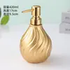 Venda Direta de Fábrica Frasco de Álcool em Gel 420ml Frasco com Bomba para Loção Hotel Spa Shampoo Gel de Banho Frasco Refil