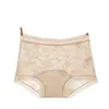 Renda Floral Roupa Íntima Feminina Ultrafina Respirável Cintura Média Forro Antibacteriano Shorts de Tela para Meninas Fonte Atacadista Mercadoria Nua