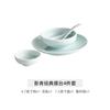 Juego de vajilla de hotel Jingdezhen servicio de buffet para hot pot tres piezas tazón comercial LOGOTIPO personalizado