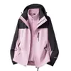 Nueva Chaqueta de Invierno para Hombre con Capa Interior Cálida, Conjunto de Dos Piezas para Parejas, Casual para Exteriores Senderismo Tres en Uno