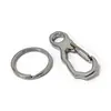 Suministros del Fabricante Llavero de Metal de Acero Inoxidable 304 Accesorios de Regalo, Mosquetón Rápido de Resorte Engrosado a Prueba de Óxido para Colgar en la Cintura