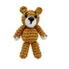 Nuevo Estilo Conejo y Oso Hecho a Mano Hilo Crochet Juguete Llavero Colgante Regalo Creativo Muñeca Miniatura de Crochet