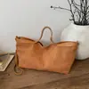 Bolsa Tote Fosca Relaxada para Comércio Exterior para Mulheres, Bolsa Versátil para Roupas de Trabalho Diário, Bolsa Transversal Fosca de Grande Capacidade, Bolsa Grande