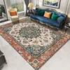 Alfombra persa vintage para sala de estar y dormitorio, alfombra grande, fácil de mantener, alfombra para sofá y mesa de centro, felpudo de lujo ligero marroquí