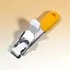 Novo Cortador de Unhas Ultrafino Artesanato Suíço Cortador de Unhas Dobrável Flip Portátil Aço Carbono Doméstico Plano