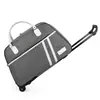 Bolsa de Viagem Feminina Grande Capacidade com Rodinhas Bolsa Portátil Estilo Coreano Viagem de Curta Distância Bagagem de Mão Leve Dobrável para Estudantes Homens