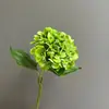 Bestseller transfronterizo: Flor artificial de hortensia de 4 pétalos con tacto realista, flor artificial vintage, venta al por mayor para accesorios de fotografía de casas modelo