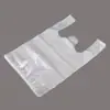 Soporta la personalización de bolsas de plástico transparentes tipo chaleco, bolsas de embalaje y bolsas gruesas para llevar del supermercado desde la fábrica de origen