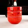 Venta al por mayor de fabricantes de tazones de longevidad para personas mayores para celebrar sus cumpleaños centenarios, regalos de agradecimiento, tazones rojos de cerámica de longevidad para los cumpleaños de personas mayores