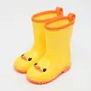 Botas de Lluvia para Niños Pato Amarillo Dibujos Animados Antideslizantes Niños Exterior Lindas Jardín de Infancia Bebé Botas de Lluvia Niñas Botas de Lluvia para Jardín