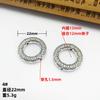 Tailândia Chiang Mai Bolsa de Corrida Argola Pingente de Segurança Xizang Prata DIY Pulseira de Miçangas Feita à Mão Colar Joias Acessórios Vintage