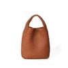 Bolsas Personalizadas para Mujer, Diseño Coreano de Nicho, Bolsos Tejidos a Mano de Cesta de Verduras, Bolsos Cubo Texturizados de Moda
