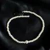 Accesorios para el Cabello Inspirados en Estrellas, Diadema Larga de Perlas Artificiales a la Moda, Accesorio para el Cabello de Celebridad de Internet, Trenza de Perlas para el Cabello de Novia