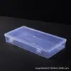 Caja de Plástico Transparente Rectangular Vacía para Almacenar Ferretería, Componentes Electrónicos, Accesorios para Pesca, Joyería y Cuentas