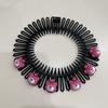 Accesorios para el cabello de resina de hierro Peine para cabello suelto Artefacto para el acabado del cabello suelto Diadema Horquilla elegante de flores para el cabello de mujer