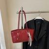 Bolso de Gran Capacidad con Textura de Alta Gama para Mujer de Comercio Exterior, Nuevo Modelo de Moda 2025, Bolso de Hombro para Viajes, Bolso de Mano Versátil