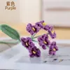 Ramo de Flores Artificiales Tejidas a Crochet Hecho a Mano, Flores Hechas a Mano Tejidas con Hilo, Arreglo Floral Decorativo para Escritorio del Hogar, Regalo para el Día del Maestro