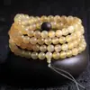 Pulsera de Cuerno de Oveja de 108 Piezas Estilo Tíbet, Cuentas de Oración de Cuerno de Oveja para Hombres y Mujeres, Cuentas de Oración con Rayas de Sangre, Cuentas de Oración Coleccionables, Joyería al por Mayor