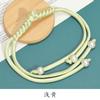 Hebilla de cheongsam de clase A de Hengmeihe, cola larga, hebilla trenzada con borla de perlas, botón decorativo superior de Hanfu, accesorios