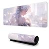 Mouse Pad para Jogo Estilo Anime Super Grande Borda Travada Menino E-sports Jogo Computador Pad Grande para Teclado Espessado Antiderrapante