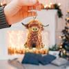 Colgante decorativo de acrílico perfecto para accesorios de coche y adornos para árboles de Navidad.