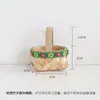 Arte de Bambu Xin Sheng Formato de Zongzi Decoração Trançada de Bambu DIY Estilo Chinês Auspicioso Artesanato Criativo Material de Arte Floral Trançado Feito à Mão