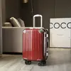 Maleta de viaje de aluminio grueso de alto valor, ruedas universales silenciosas, asa extensible, maleta de equipaje, femenina, de 24 pulgadas, lote pequeño, fábrica transfronteriza