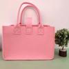 Feltro Bolsa de Compras Saco dos desenhos animados Ombro Bolsa Casamento Ano Lua Cheia Acompanhando Presente DIY Feltro Bag