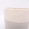 2020 fábrica mayoreo Beige Marrón traje multitalla cuerda de algodón tejida cesta de almacenamiento de lavandería supermercado de comercio exterior