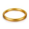 Pulsera Heredada de Método Antiguo Retro Pulsera de Círculo Liso con Superficie de Arena Transmisión en Vivo Douyin Kuaishou con Productos Joyería de Latón Chapado en Oro Venta al por Mayor