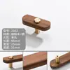 Manijas de Madera de Nogal, Gabinetes de Cajones de Madera Maciza, Puertas de Gabinete de Madera, Manijas de Armario de Madera Natural, Gabinetes de Madera, Minimalista Estilo Japonés