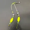 Conjunto de Vara de Pesca com Gancho Duplo Antiderrapante com Boia, Adequado para Pesca em Mar, Pesca ao Ar Livre, Vara de Pesca de Mar, Anzóis de Pesca no Atacado