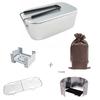 Vajilla de Camping al Aire Libre Lonchera de Aluminio Portátil Plegable Estilo Japonés Lonchera Cuadrada Juego de Lonchera Logo