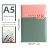 Agenda Exclusiva Transfronteiriça 2026 Espanhol Inglês Planejamento de Tempo Auto-Disciplina Check-In Caderno Planejador